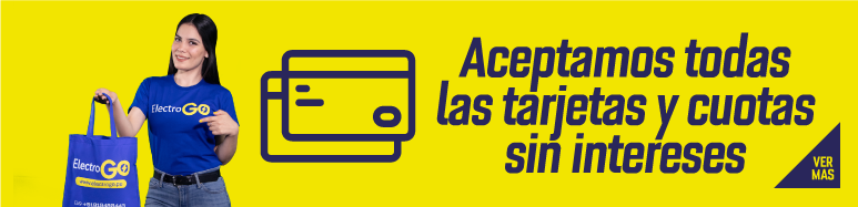 Aceptamos todas las tarjetas y cuotas sin intereses Aceptamos todas las tarjetas y cuotas sin intereses